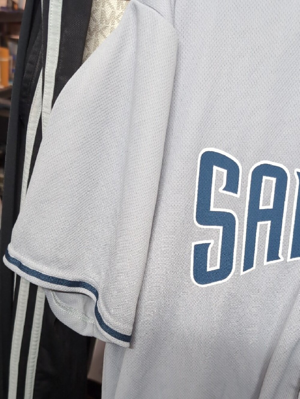 SAN DIEGO Padres MLB SGA Road Gray Baseball Jersey XL X Large 26 - Picture 4 of 16